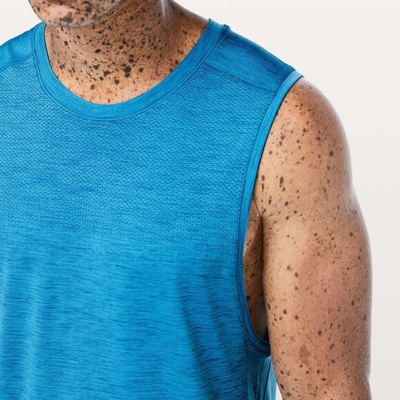 Lululemon Men's Metal Vent Tech Muscle Tank - Blue - Picture 2 of 8